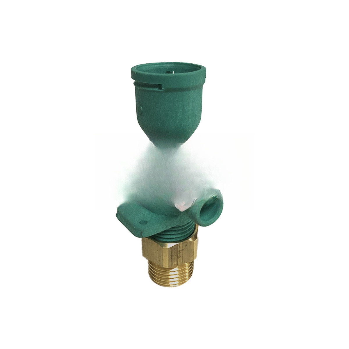 Vénturi plástico verde