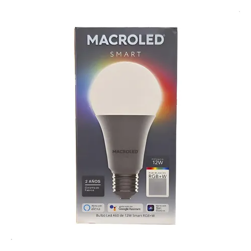 LAMPARA FOCO LED SMART 12W RGB