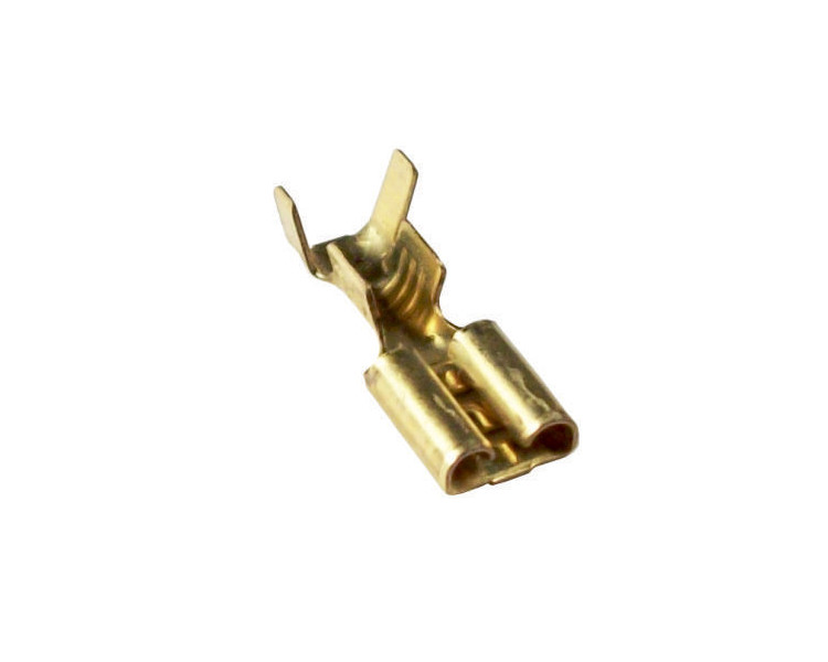 TERMINAL DE LATON PALA HEMBRA N° 224 5.0 MM