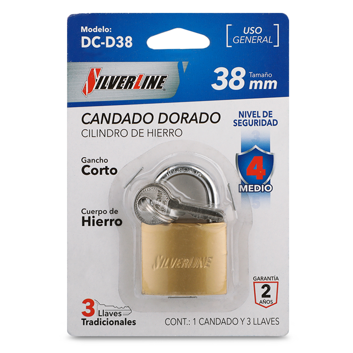 Candado 38mm