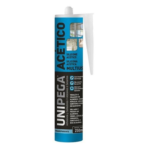 UNIPEGA Sellador acetico transparente x 250ml UNIPEGA 