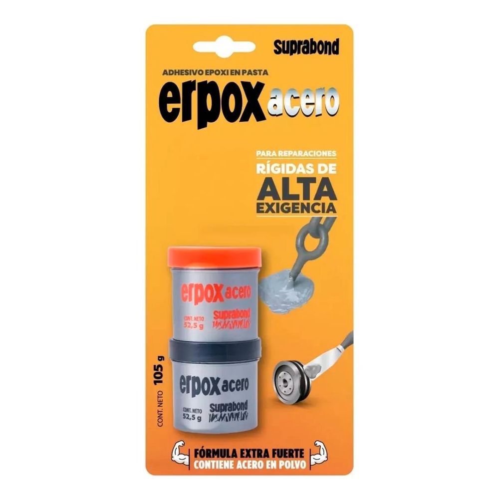 ERPOX ACERO JUEGO POTES X 160GRS