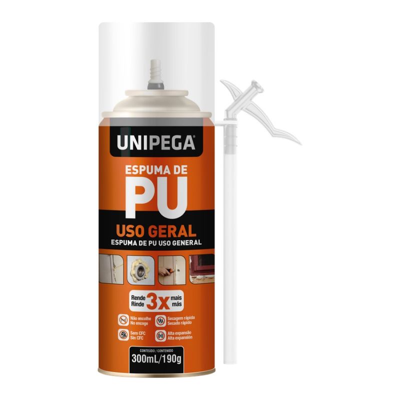 ESPUMA POLIURETANO X 300ML ECO UNIPEGA