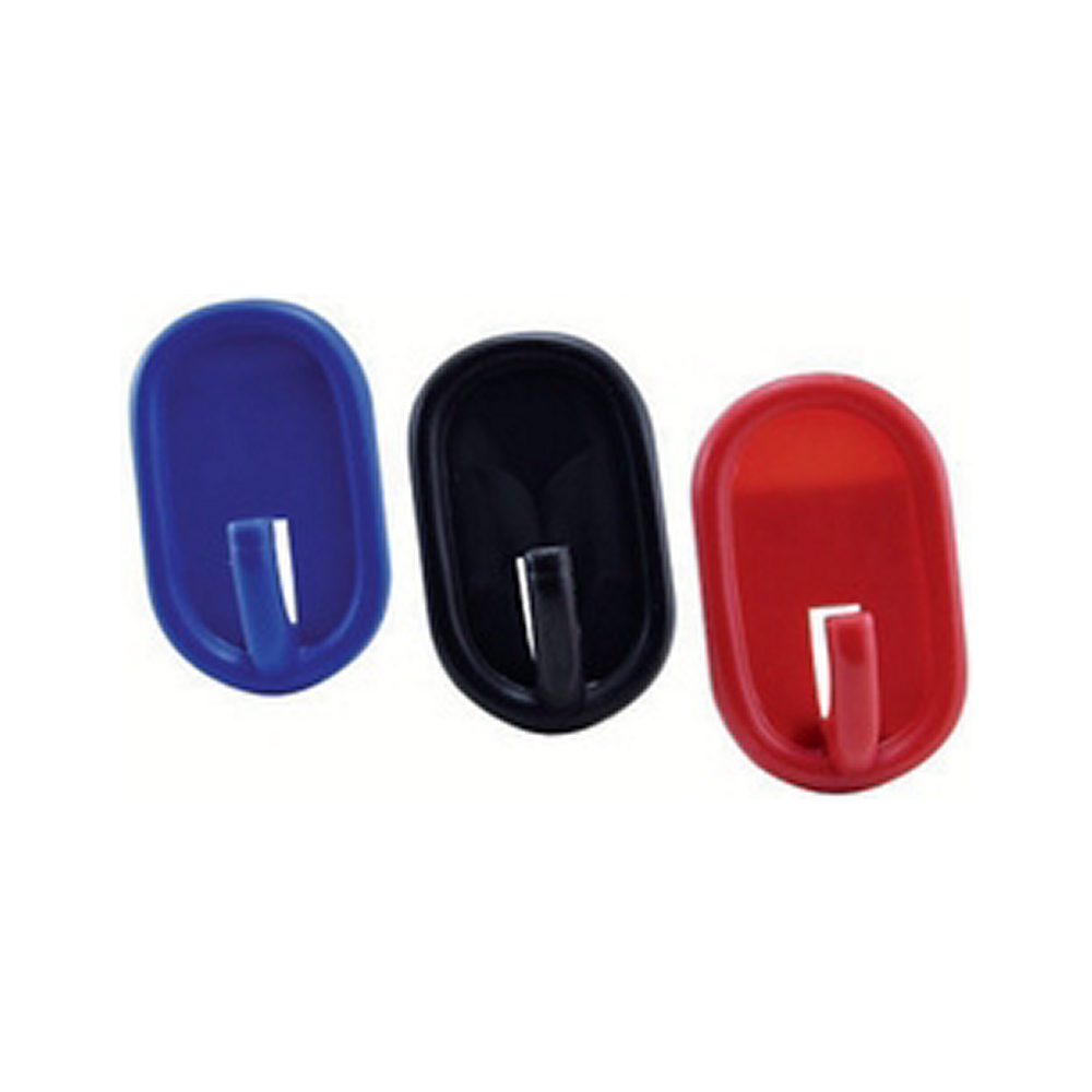 PERCHA OVAL COLORES SURTIDOS - BLISTER X 16