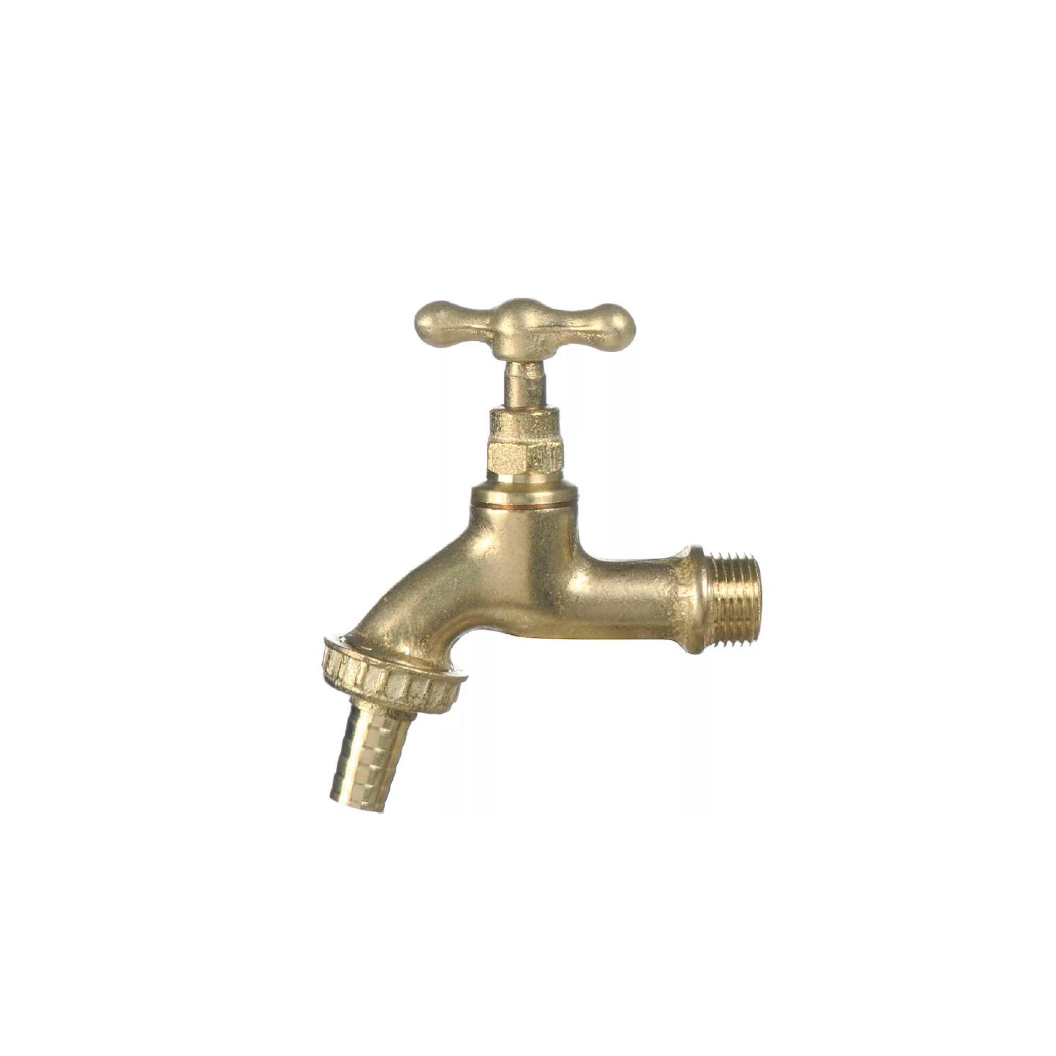 CANILLA LAVADERO PICO Y MANGA 3/4` BRONCE (IMPORTADA)