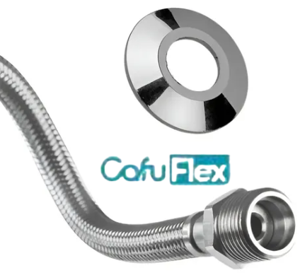 FLEXIBLE MANGUERA DE ACERO 1/2`X35 CM