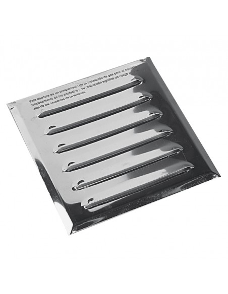 REJA VENTILACIÓN 15 X 15 ACERO