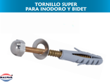 TORNILLO INODORO Y BIDET 22-60 SUPER