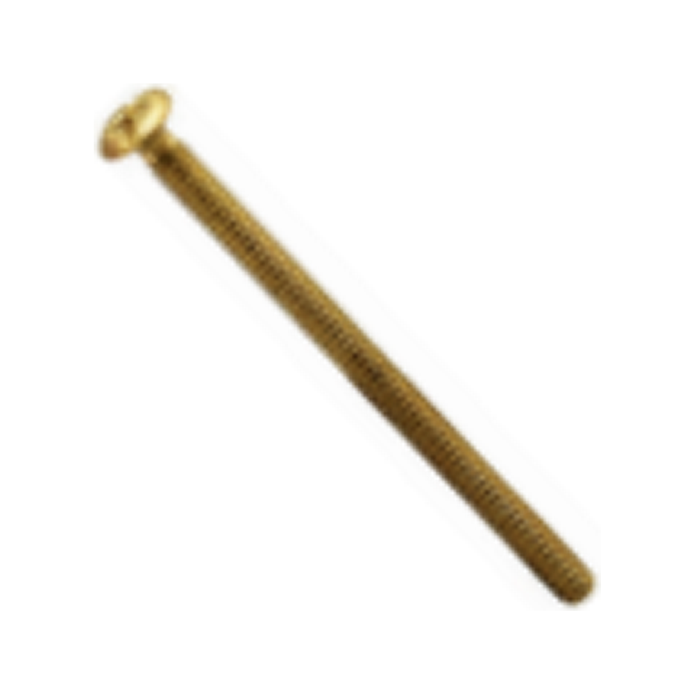TORNILLO 3/16 X 3` BRONCE PULIDO P/SOPAPA
