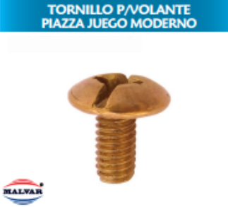 TORNILLO P/VOLANTE PIAZZA JUEGO MODERNO