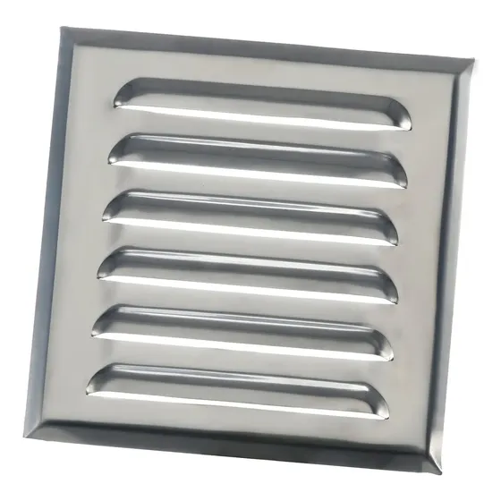REJA DE VENTILACION INOX. 15X15 APRO 100 MTS